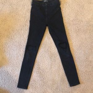 black abercrombie skinny jeans